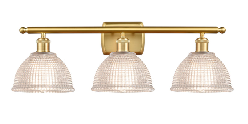 Innovations 516-3W-SG-G422 Three Light Bath Vanity, Satin Gold