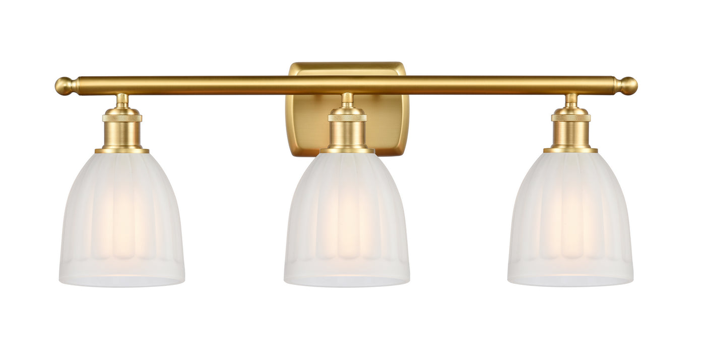 Innovations 516-3W-SG-G441 Three Light Bath Vanity, Satin Gold