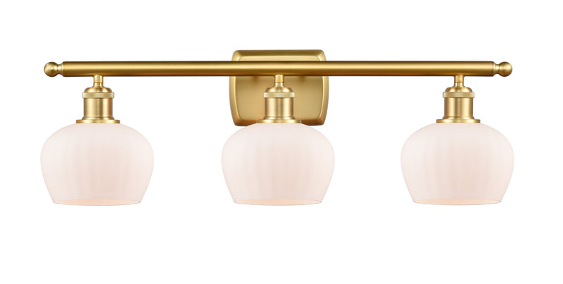Innovations 516-3W-SG-G91 Three Light Bath Vanity, Satin Gold