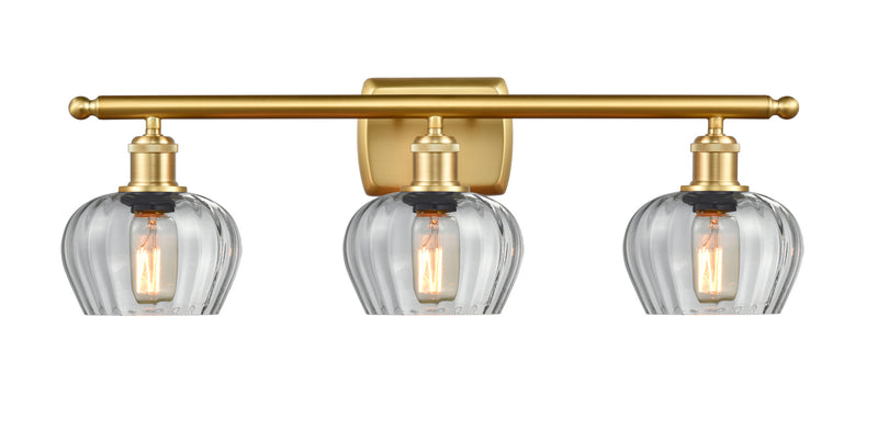 Innovations 516-3W-SG-G92 Three Light Bath Vanity, Satin Gold