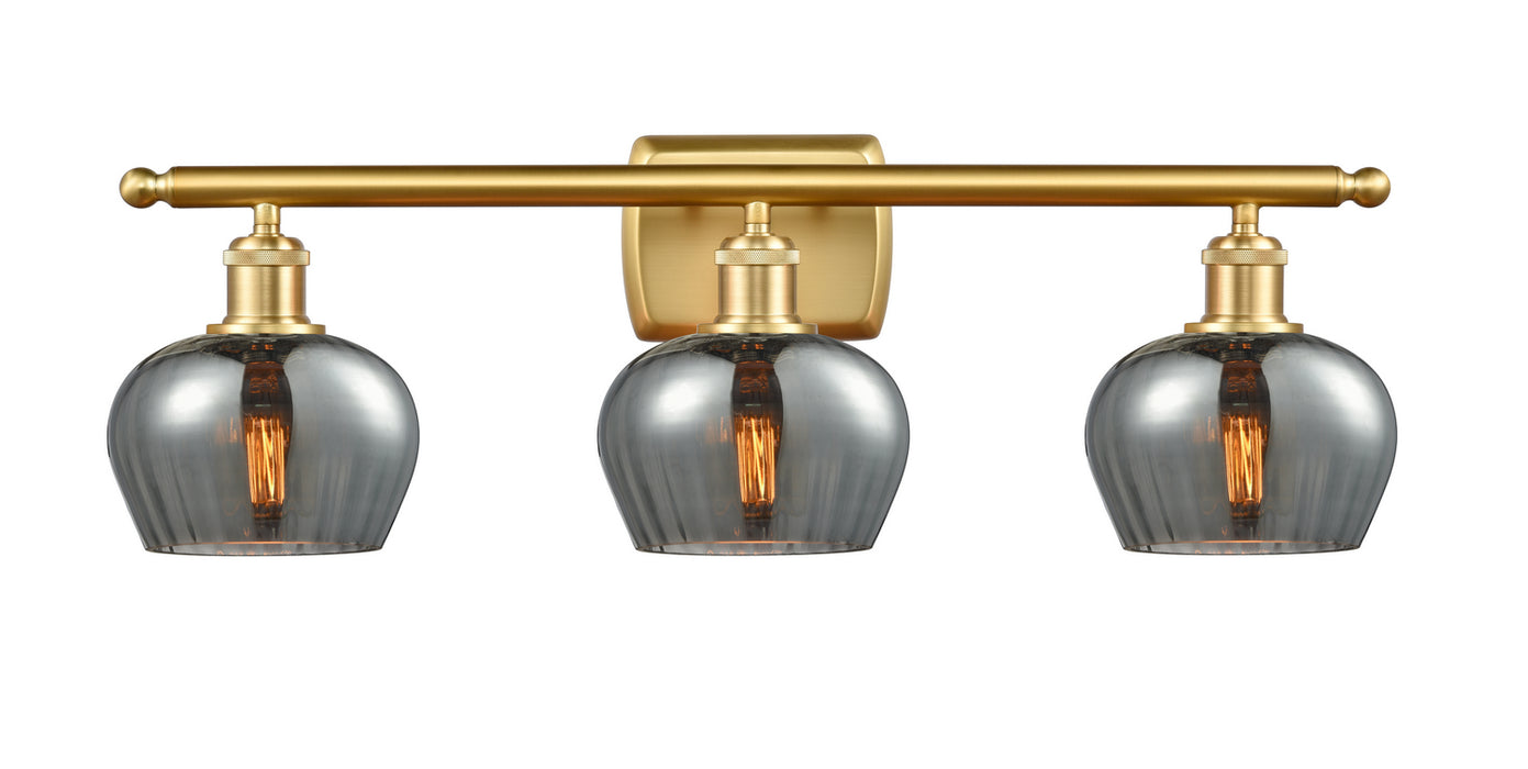 Innovations 516-3W-SG-G93 Three Light Bath Vanity, Satin Gold