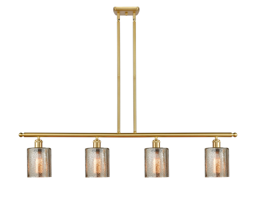 Innovations 516-4I-SG-G116 Four Light Island Pendant, Satin Gold
