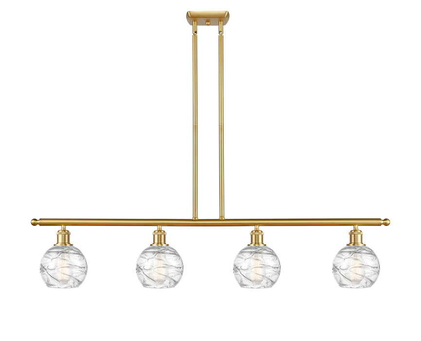 Innovations 516-4I-SG-G1213-6 Four Light Island Pendant, Satin Gold