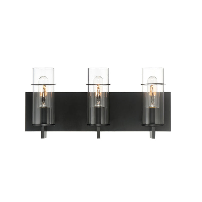 Eurofase 34134-032 Three Light Bathbar, Black