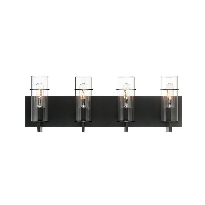 Eurofase 34135-039 Four Light Bathbar, Black