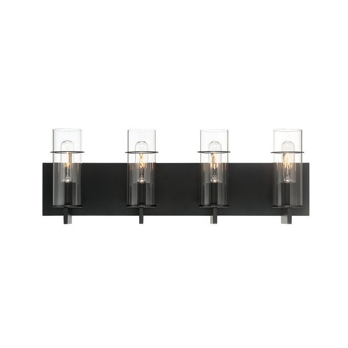 Eurofase 34135-039 Four Light Bathbar, Black