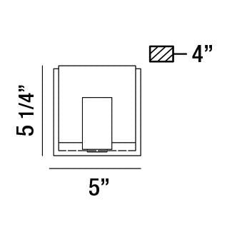 Eurofase 34142-029 LED Wall Sconce, Black