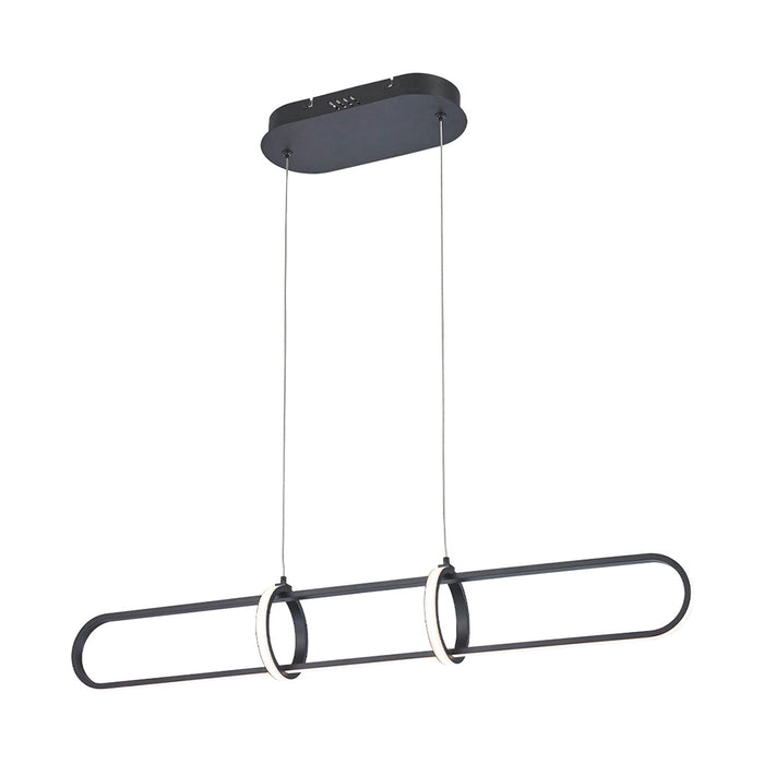 Eurofase 37036-010 LED Chandelier, Matte Black