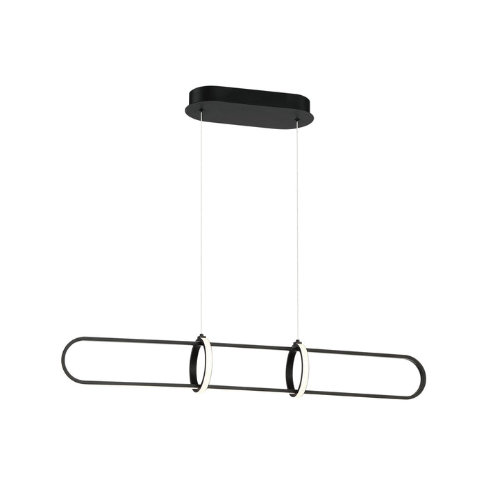 Eurofase 37036-010 LED Chandelier, Matte Black