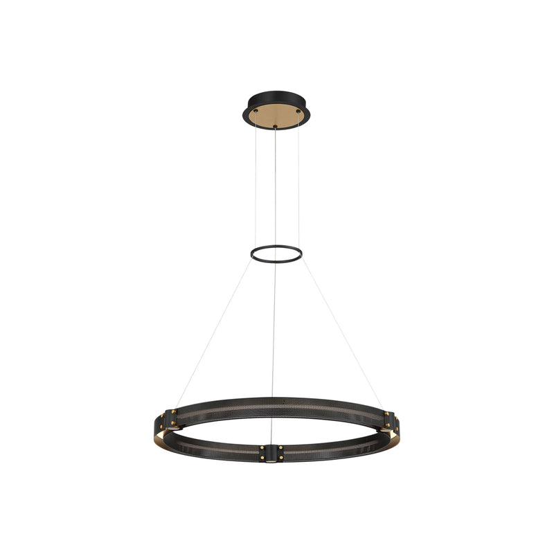 Eurofase 37053-017 LED Chandelier, Gold-Black