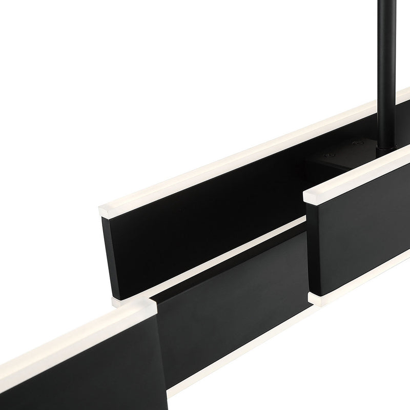 Eurofase 37064-013 LED Chandelier, Black