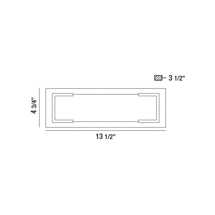 Eurofase 37073-015 LED Outdoor Wall Mount, Black