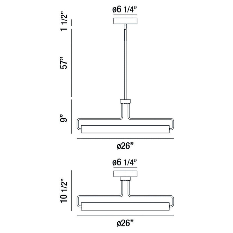 Eurofase 37082-025 LED Pendant, Satin Nickel