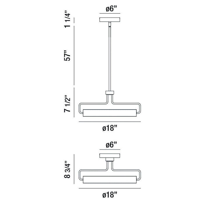 Eurofase 37083-020 LED Pendant, Satin Nickel