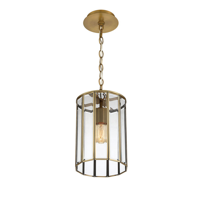 Eurofase 37084-011 One Light Pendant, Brass