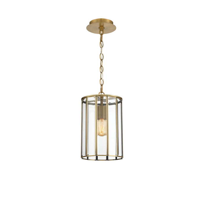 Eurofase 37084-011 One Light Pendant, Brass