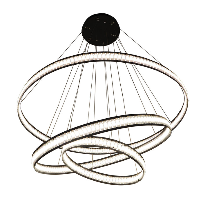 Eurofase 37090-012 LED Chandelier, Black