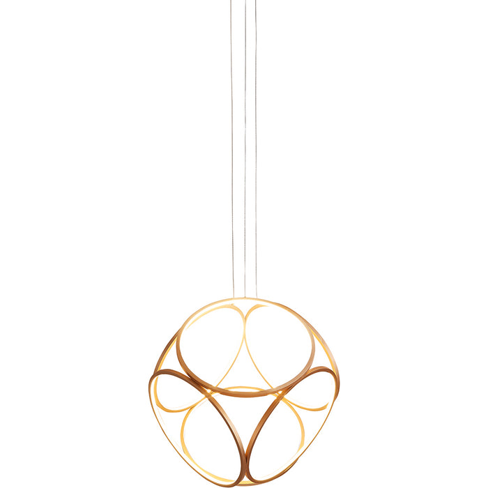 Eurofase 37102-020 LED Pendant, Gold