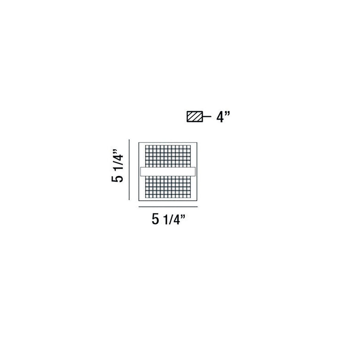 Eurofase 37119-010 LED Wall Sconce, Chrome