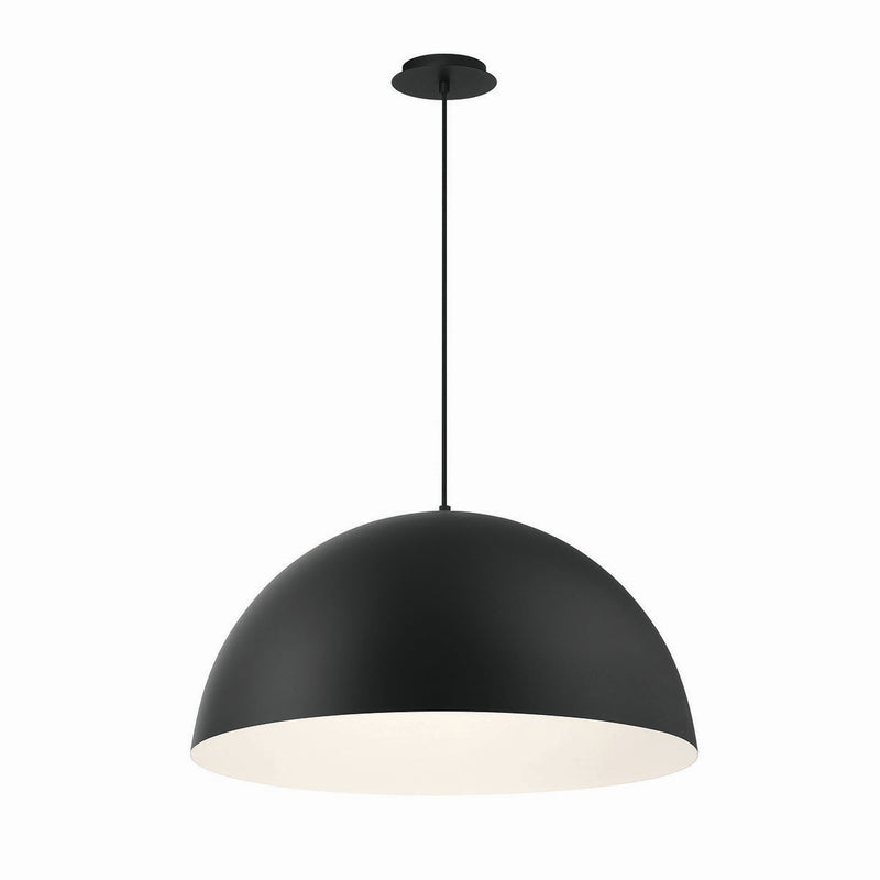 Eurofase 37218-010 One Light Pendant, Black