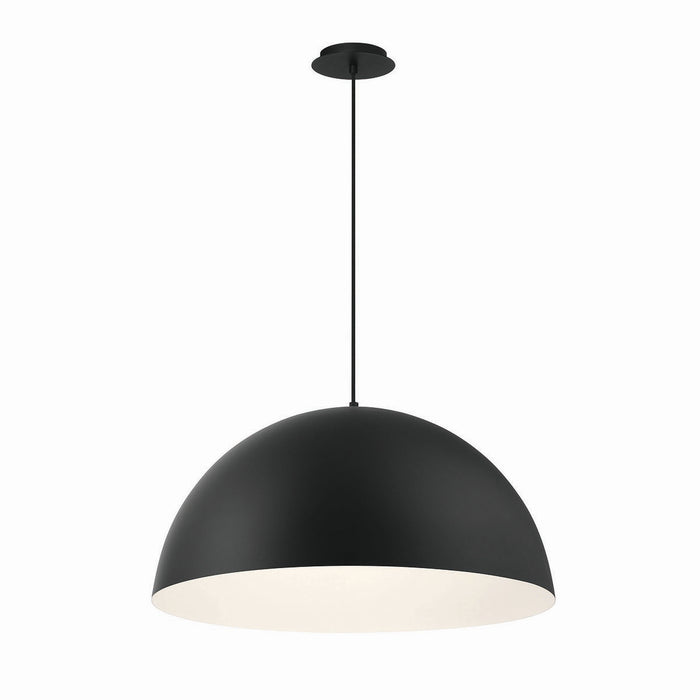 Eurofase 37218-010 One Light Pendant, Black