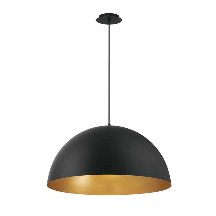 Eurofase 37218-022 One Light Pendant, Gold-Black