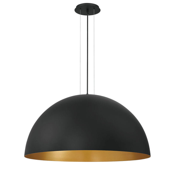 Eurofase 37224-028 One Light Pendant, Gold-Black