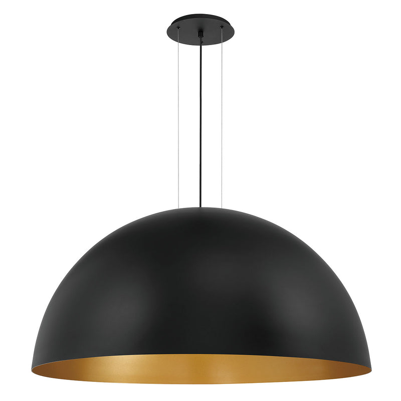 Eurofase 37230-022 One Light Pendant, Gold-Black