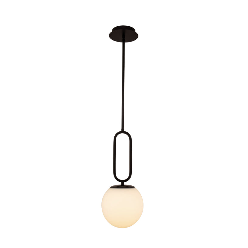 Eurofase 37231-019 One Light Pendant, Black