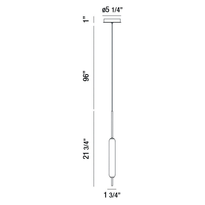 Eurofase 37237-028 LED Pendant, Gold