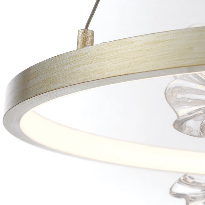 Eurofase 37342-012 LED Chandelier, Silver