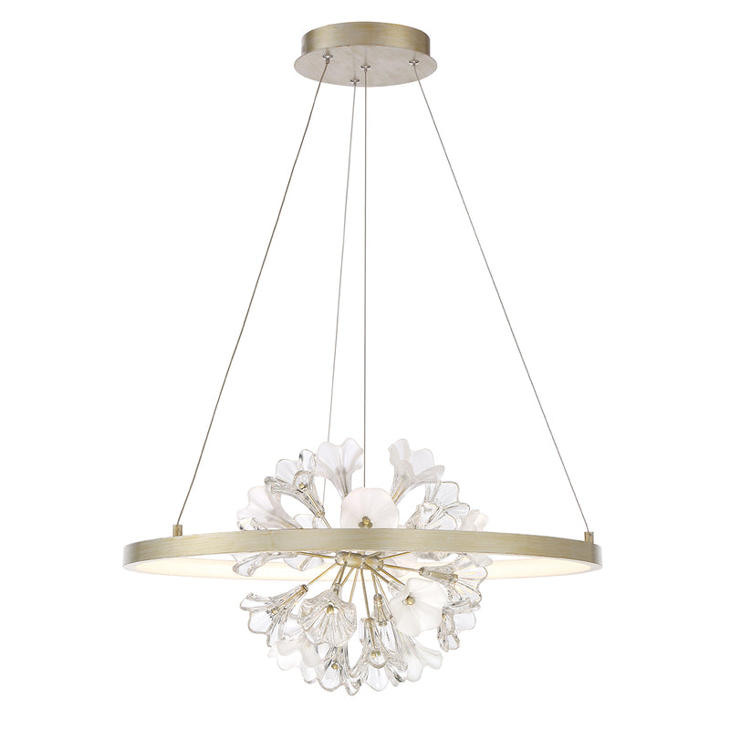 Eurofase 37342-012 LED Chandelier, Silver