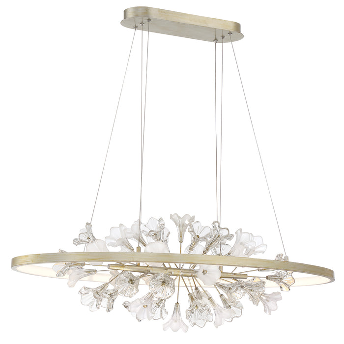 Eurofase 37344-016 LED Chandelier, Silver