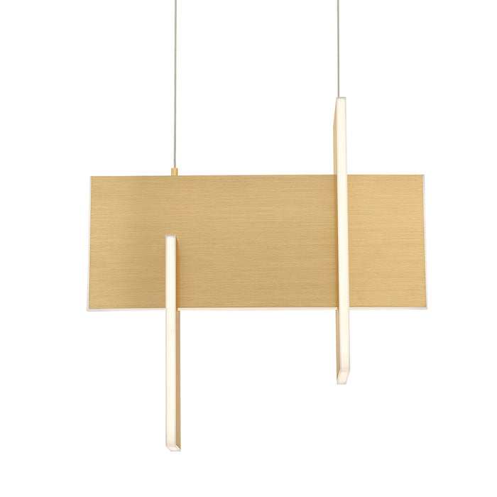 Eurofase 37346-010 LED Chandelier, Gold