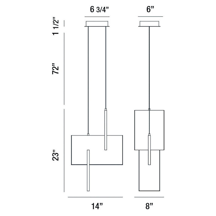 Eurofase 37347-017 LED Chandelier, Gold