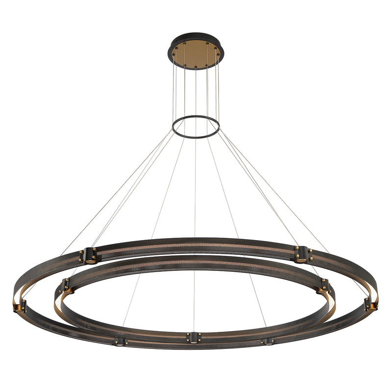 Eurofase 37384-012 LED Chandelier, Gold-Black