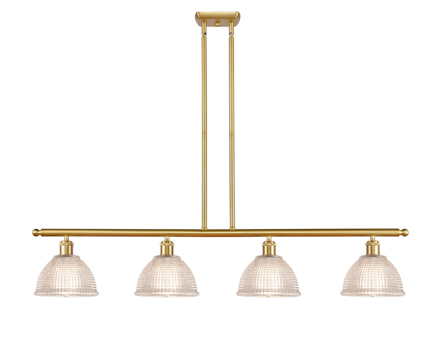 Innovations 516-4I-SG-G422 Four Light Island Pendant, Satin Gold