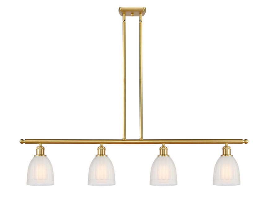 Innovations 516-4I-SG-G441 Four Light Island Pendant, Satin Gold