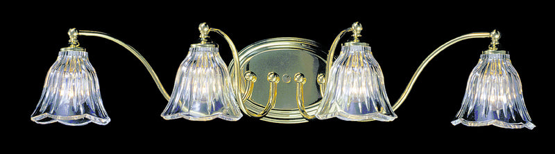 Framburg 8174 PB Four Light Wall Sconce, Polished Brass