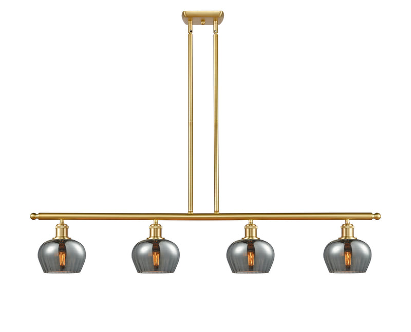 Innovations 516-4I-SG-G93 Four Light Island Pendant, Satin Gold