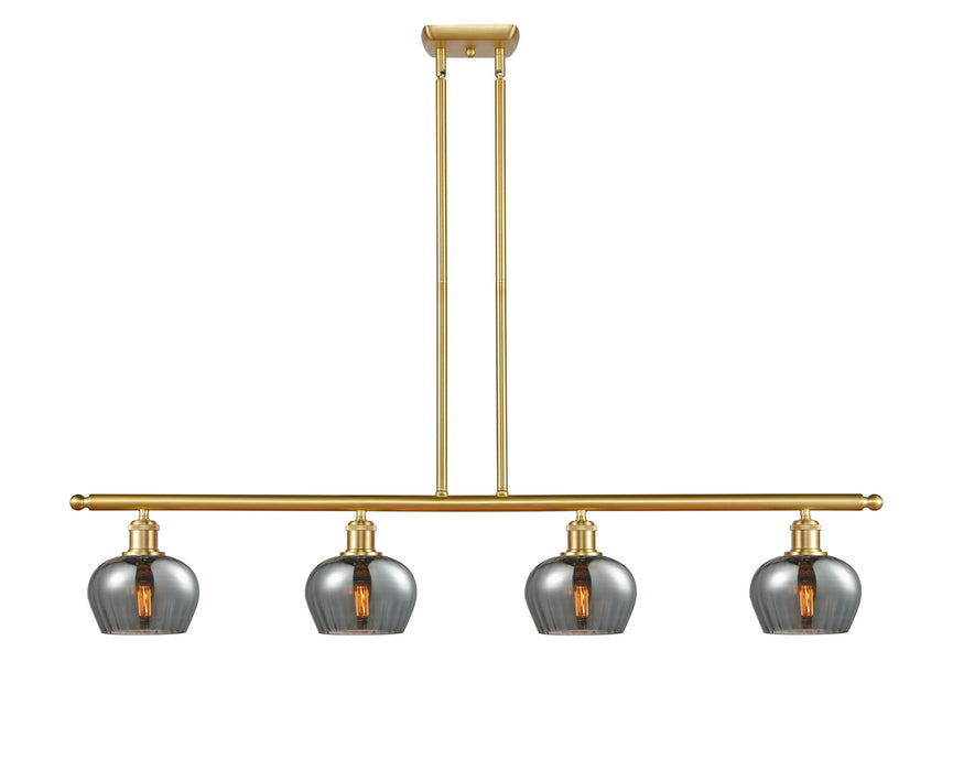 Innovations 516-4I-SG-G93 Four Light Island Pendant, Satin Gold