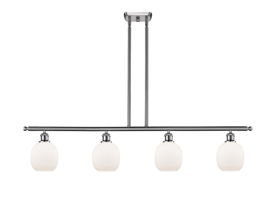 Innovations 516-4I-SN-G101 Four Light Island Pendant, Brushed Satin Nickel
