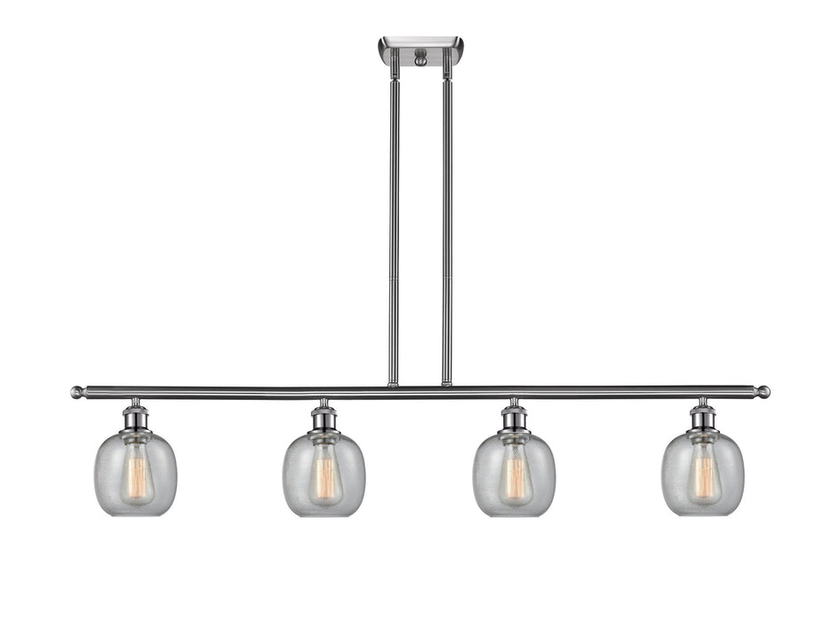 Innovations 516-4I-SN-G104-LED LED Island Pendant, Brushed Satin Nickel