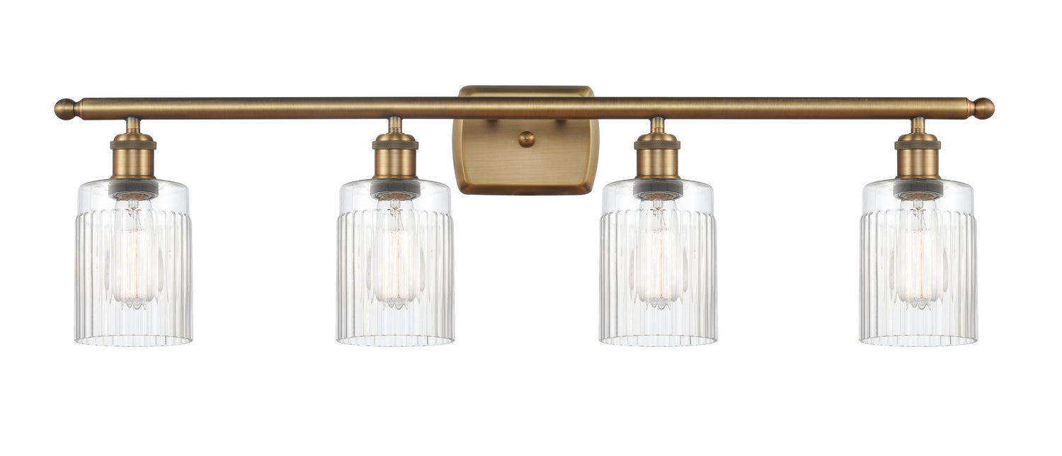 Innovations 516-4W-BB-G342 Four Light Bath Vanity, Brushed Brass