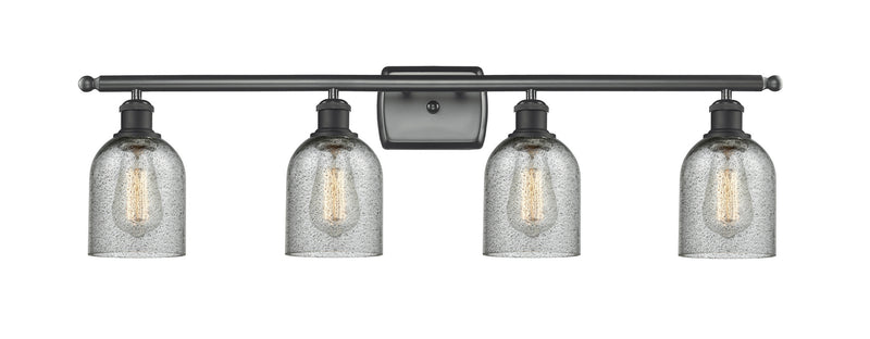 Innovations 516-4W-BK-G257-LED LED Bath Vanity, Matte Black