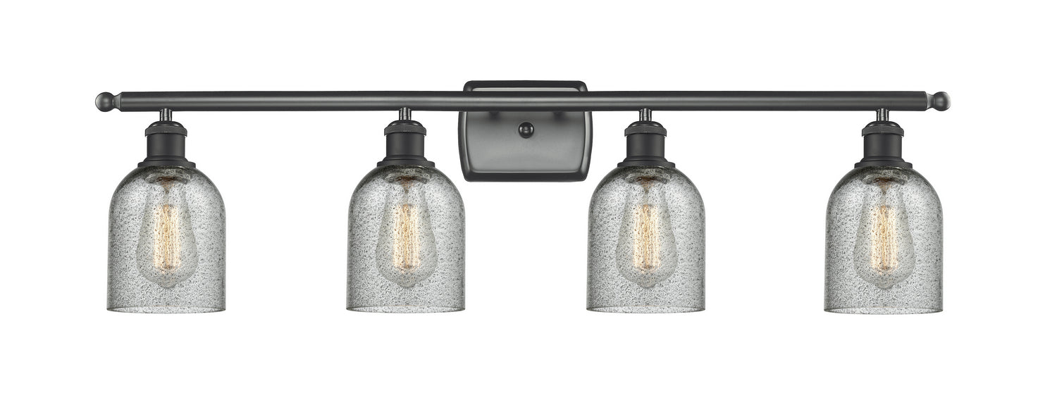 Innovations 516-4W-BK-G257-LED LED Bath Vanity, Matte Black