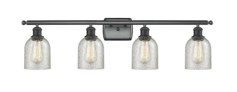 Innovations 516-4W-BK-G259 Four Light Bath Vanity, Matte Black