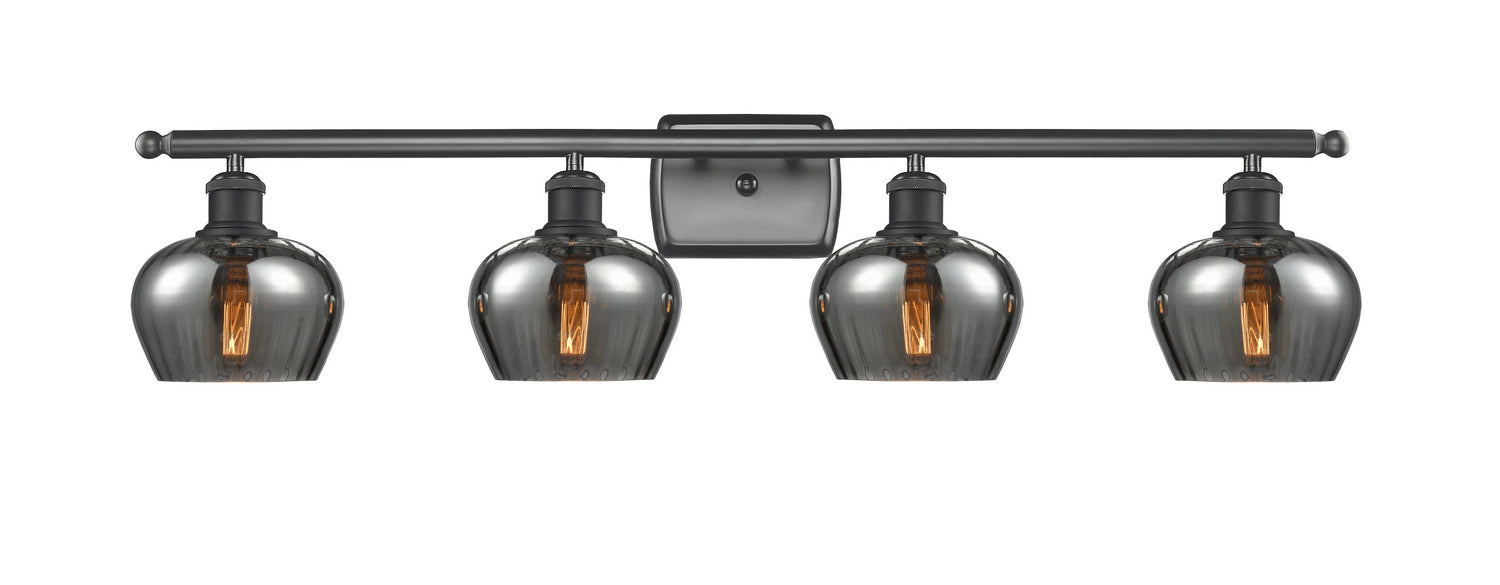 Innovations 516-4W-BK-G93-LED LED Bath Vanity, Matte Black