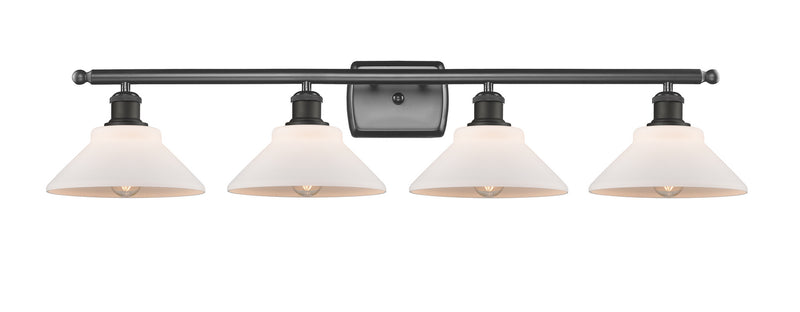 Innovations 516-4W-OB-G131 Four Light Bath Vanity, Oil Rubbed Bronze