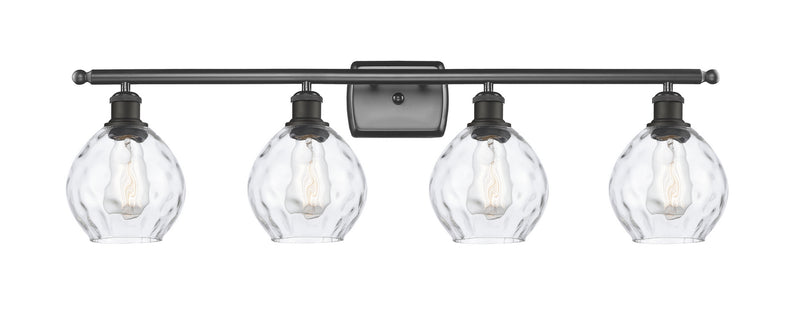 Innovations 516-4W-OB-G362 Four Light Bath Vanity, Oil Rubbed Bronze